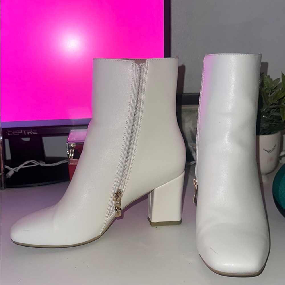 IDIFU Ada Square Toe Ankle Boots, 6.5